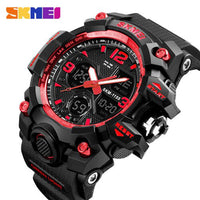 SKMEI Luxury Denim Style Sports Watches Men Fashion Digital Quartz Watch Waterproof Casual Military Wrist Watch Clock Relogio