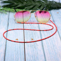 MOON GIRL Colorful Seed Beads Eyeglass Chains Street Stylish Brillenketten Girl Fashion Sunglasses Chain Eyewears Cord Holder