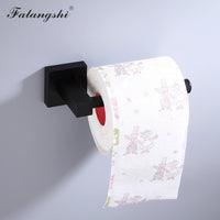 Aluminum Bathroom Accessories Black Towel Rack Towel Ring Hair Dryer Holder Wall Mounted Toilet Paper Holder Soap Basket WB8813