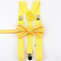 Nice Suspenders Bowtie Sets Mens Women Boys Girls Baby Kids Party Wedding Y-Back Shirt Braces Butterfly Belt Bow Tie Pants Jeans