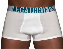 SQUARE-UP | Men's Boxer Brief Hybrid in White by LEGAL BRIEFS®