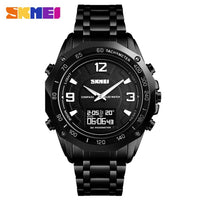 SKMEI Mens Digital Watches Military Compass Sport Watches Countdown Waterproof Alarm Calorie Calculation Men Quartz Wristwatches