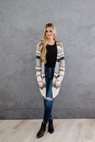 LIVING FREE BEAUTY - Original Best Part of Me Color Block Cardigan