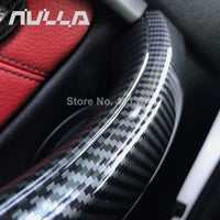 NULLA OFFICIAL STORE - Original Carbon Car Interior Inner Door Armrest Handle Cover Trim for BMW 3 Series F30 F31 2013-2017 GT F34 14-17 & 4Series F35 F36 15-17