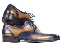 Paul Parkman Ghillie Lacing Camel & Purple Dress Shoes (ID#GU566PRP)