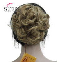 StrongBeauty Short Ponytail Hair Piece Extension Synthetic Hair Wavy Claw Clip in/on Hairpiece COLOUR CHOICES