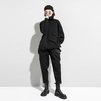 MARIGOLDSHADOWS - Original Tamaka Pocket Turtleneck Long Sleeve Shirt