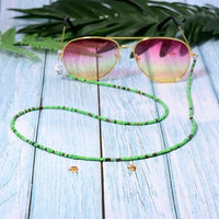 MOON GIRL Colorful Seed Beads Eyeglass Chains Street Stylish Brillenketten Girl Fashion Sunglasses Chain Eyewears Cord Holder