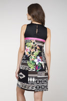 CONQUISTA FASHION - Original Sleeveless Jungle Print Dress