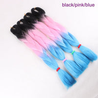 Desire for Hair 10packs Per Lot 24inch 100g Synthetic Braiding Hair Jumbo Braids 3 Tone Omber Blonde Lavender Color