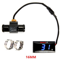 NORXI - Original Motorcycle KOSO Water Temperature Mini Meter for XMAX250 300 NMAX CB 400 CB500X Sensor Thermomete Temp Gauges Scooter Racing