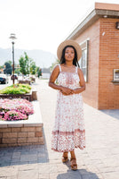 LIVING FREE BEAUTY - Original Boho Chic Floral Maxi Dress