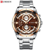 CURREN Creative Design Watches Men Luxury Casual Quartz Wristwatch With Stainless Steel Chronograph Sport Watch Male Clock