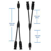 ACOPOWER 100W 12V  Poly Solar RV Kits, 20A PWM Charge Controller