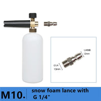 KNILCA - Original High Pressure Snow Foam Lance for Karcher K Series Soap Foamer Adjustable Foam Nozzle Professional Foam Generator Car Washer