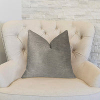 Pearly Shell Velvet Cream and Ivory Luxury Throw Pillow