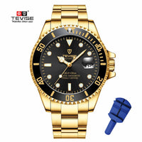 Drop Shipping Tevise Top Brand Men Mechanical Watch Automatic Fashion Luxury Stainless Steel Male Clock Relogio Masculino 2020