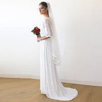 BLUSHFASHION - Original Wedding Veil Short Length   #4015