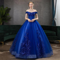 QUINCEANERA - Original  Dresses 2022 New Elegant Boat Neck Luxury Lace Embroidery Vestidos De 15 Anos Party Prom Vintage Quinceanera Gown F